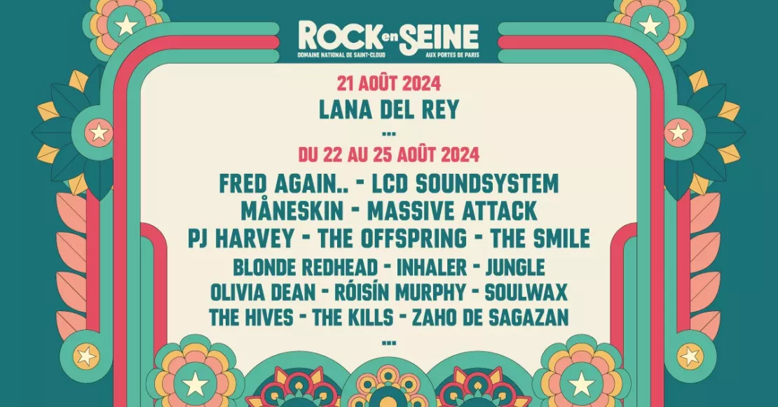 20e Anniversaire de Rock en Seine : Lana Del Rey et la Flamme Paralympique à l'Honneur